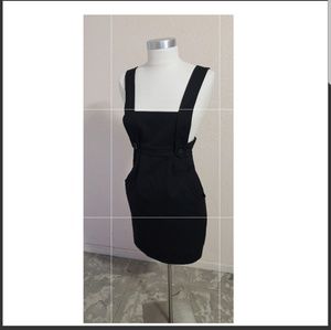 Zara Trf collection black jumper dress
